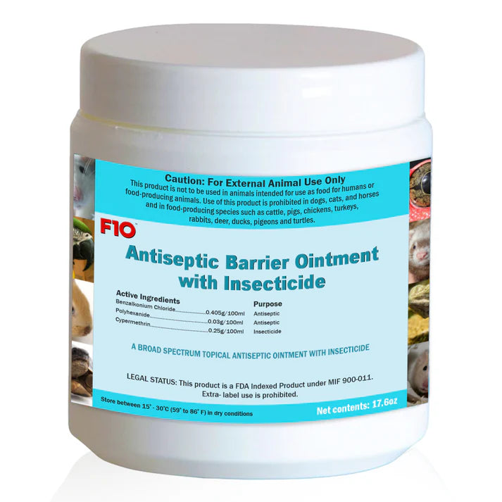F10 Antiseptic Barrier Ointment with Insecticide 500g