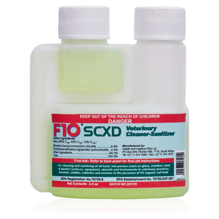 F10SCXD Veterinary Disinfectant 100ml